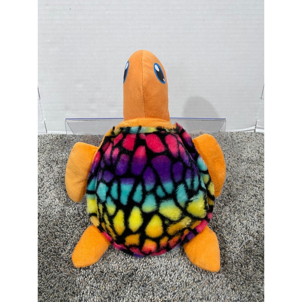 Plush Toy Kids Rainbow Shell Turtle BMI Merchandise Orange